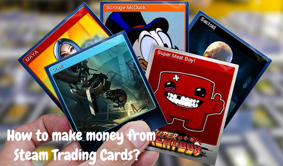 selling trading cards in steam make money